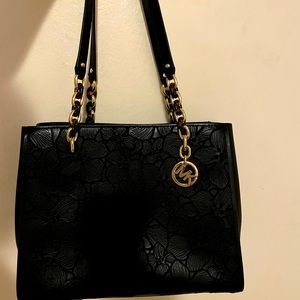 MK floral tote